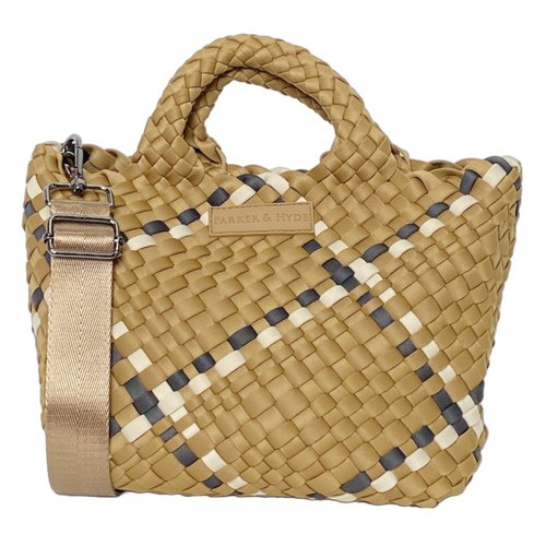 Camel Multi Mini Woven Tote