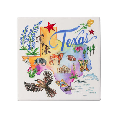 Texas State Collection Coaster – Cole and Co.