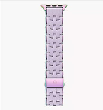 Load image into Gallery viewer, Lavender and Iridescent Silicone Apple Watch Band
