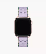 Load image into Gallery viewer, Lavender and Iridescent Silicone Apple Watch Band
