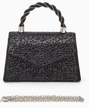 Load image into Gallery viewer, Statement Rhinestone Top Handle Clutch Bag
