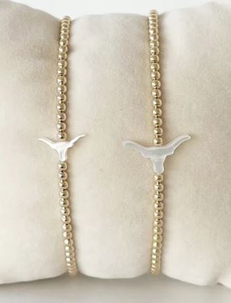 Longhorn Mascot Bracelet