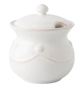 Berry & Thread Sugar Bowl with Lid