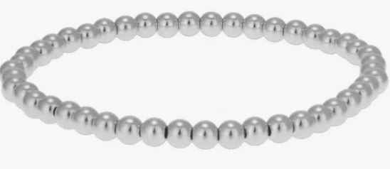 Sterling Smooth Beaded Bracelet