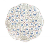 Load image into Gallery viewer, Villa Seville Scalloped Salad/Dessert Plate - Chambray
