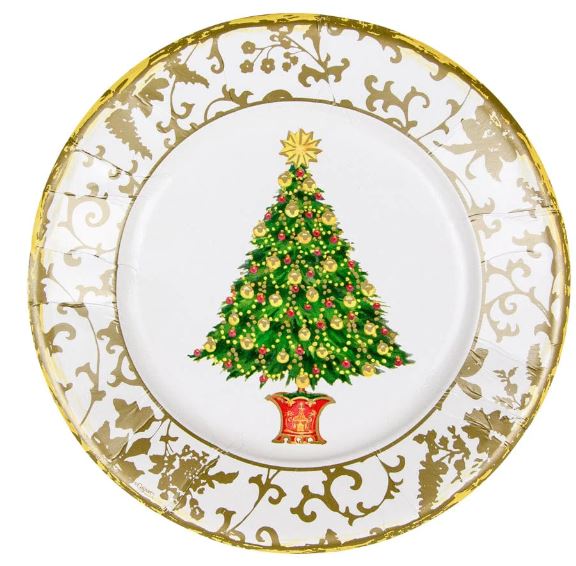 Gilded Tree Salad/Dessert Plates