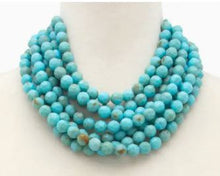 Load image into Gallery viewer, Chunky Beaded Layered Magnetic Necklace
