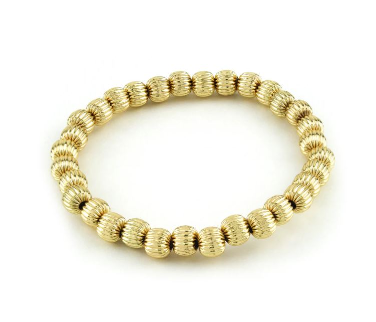 14K 6mm Gold Filled Globe Bracelet