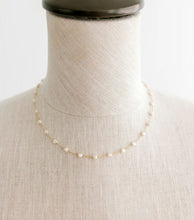 Load image into Gallery viewer, Bitty Pearl Hearts Necklace
