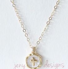 Katie Cross Mini Necklace