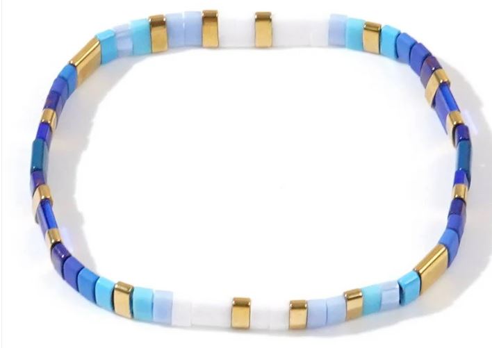 Bohemian Tila Beads Hand-Woven Bracelet