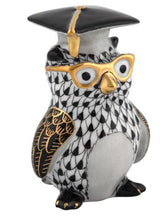 Load image into Gallery viewer, Black Graduation Owl
