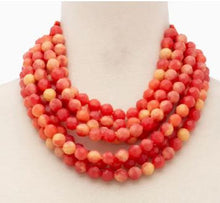 Load image into Gallery viewer, Chunky Beaded Layered Magnetic Necklace
