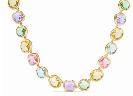 Kaleidoscope Tennis Necklace-Multi Stone
