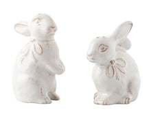 Load image into Gallery viewer, Bunny Napoleon &amp; Josephine Salt &amp; Pepper Shakers

