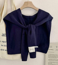Load image into Gallery viewer, Knitted Knotted Shawl
