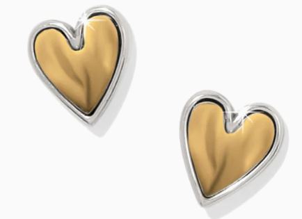 Cascade Heart Post Earring