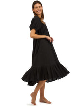 Load image into Gallery viewer, Dressed to Impress Puff Sleeve Airy Cotton Dress
