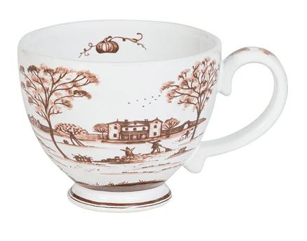 Country Estate Harvest Breakfast Cup-Sepia