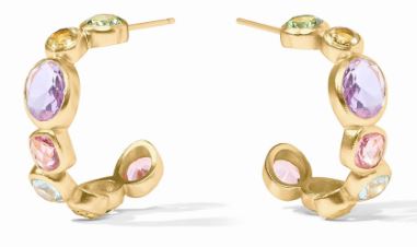 Medium Kaleidoscope Multi Stone Hoop