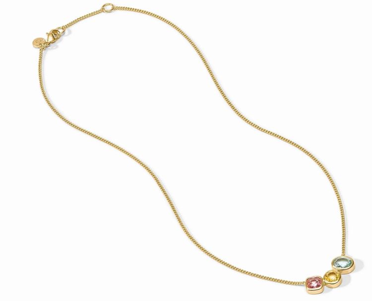 Kaleidoscope Delicate Necklace-Multi Stone