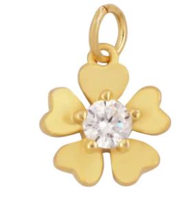 Gold Flower Charm