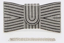 Load image into Gallery viewer, Rhinestone Bowtie Convertible Clutch
