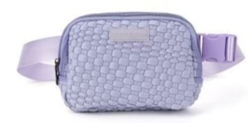 Lilac Woven Belt Bag