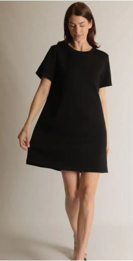 P. Cill Butter Modal Short Sleeve Dress