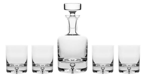Whiskey Set-Decanter and 4 Double Old Fashion