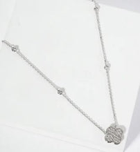 Load image into Gallery viewer, 18K Gold Dipped Pave CZ Quatrefoil
