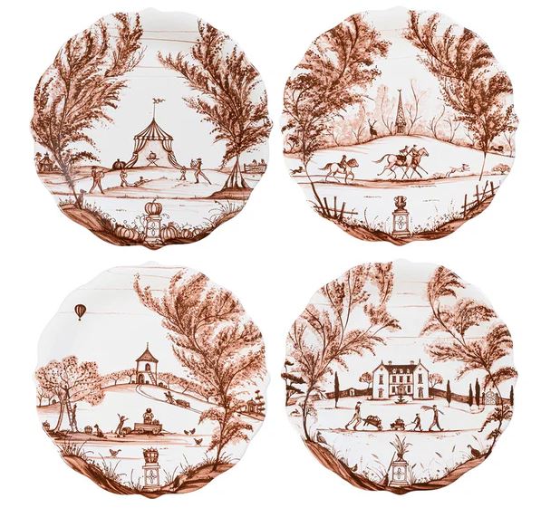 Country Estate Harvest Party Plate-Asst Set