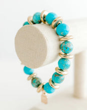Load image into Gallery viewer, 1x1 Turquoise Bracelet
