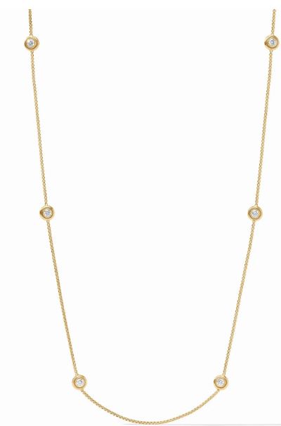 Tribeca Station Necklace-CZ-OS