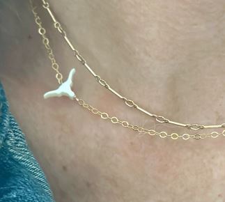Dainty Longhorn Mascot Necklace