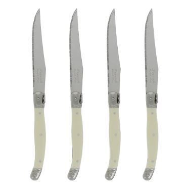 French Home Laguiole Steak Knives S/4 Faux Ivory