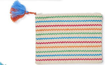 Load image into Gallery viewer, Colorful Ric Rac Pouch
