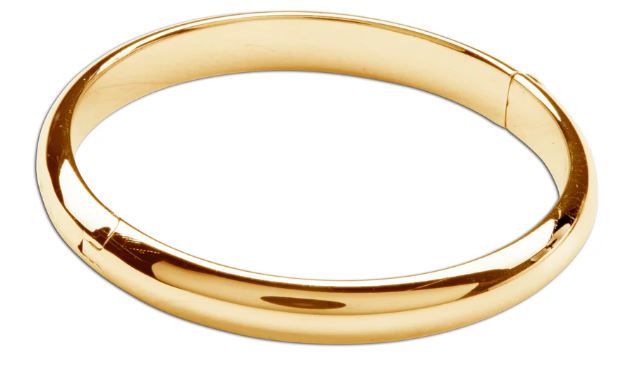 Lg 14k GP Bangle Bracelet