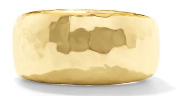 Cleopatra Hammered Gold Ring Band
