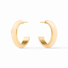 Load image into Gallery viewer, Ivory Carnaby Hoop Earrings

