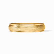 Load image into Gallery viewer, Gold Cobblestone Hinge Bangle
