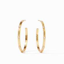 Load image into Gallery viewer, Crescent Zircon Hoop Earring
