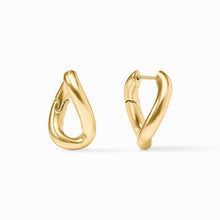 Load image into Gallery viewer, Dolce Hoop &amp; Charm Iridescent Clear Crystal Earrings
