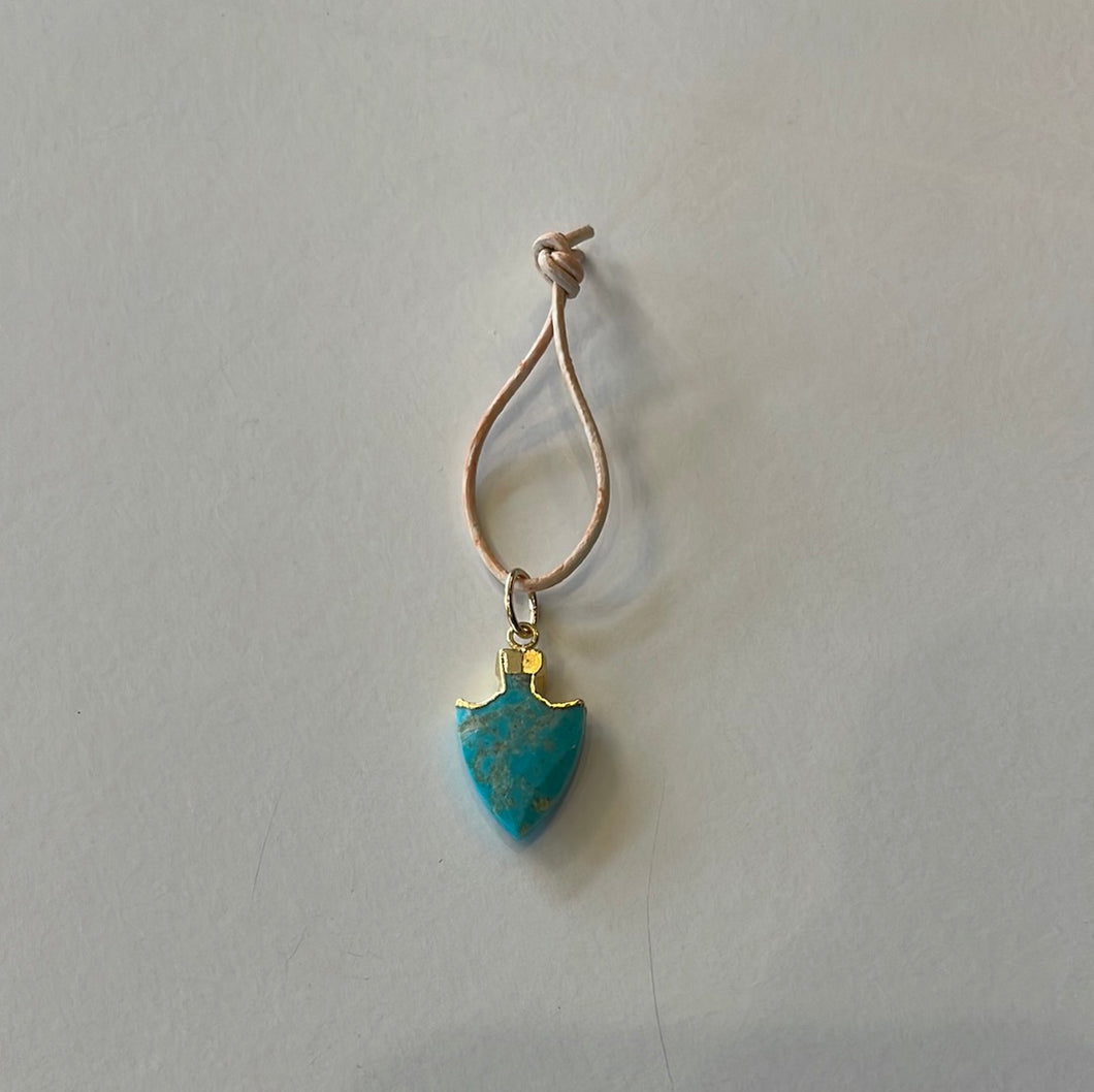 Turquoise Arrow Charm