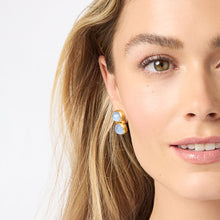 Load image into Gallery viewer, Honey Duo Iridescent Rose Earrings
