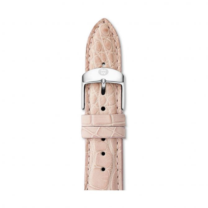 16mm Pastel Pink Alligator Watch Strap