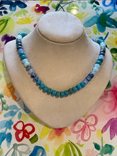 Load image into Gallery viewer, Flat Round Bead Ombre Necklaces
