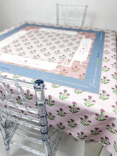 Load image into Gallery viewer, Pink Instructional Mahjong Tablecloth
