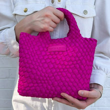 Load image into Gallery viewer, Berry Mini Woven Tote
