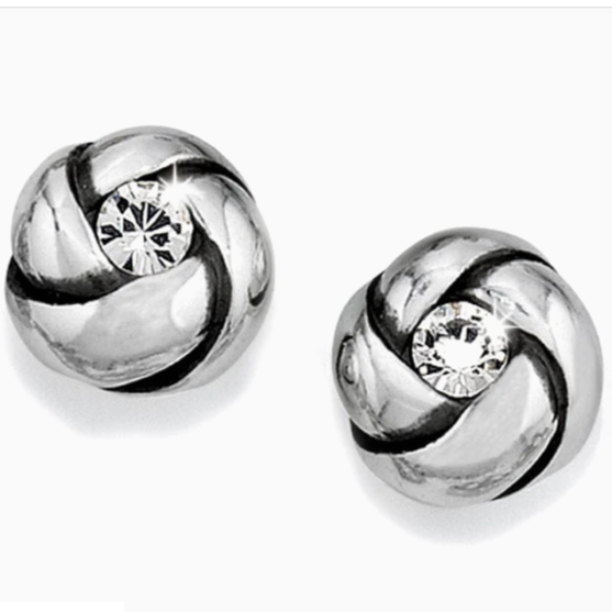 Love Me Knot Mini Post Earrings